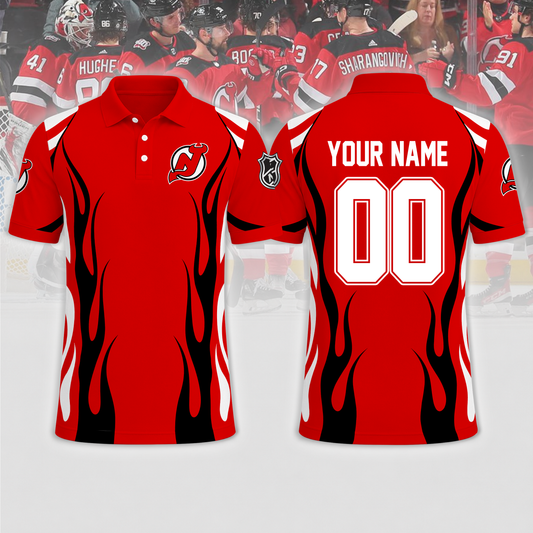 VIRAL EDITION - NEW CUSTOMIZED NHL06 NJD NEW JERSEY DEVILS T-SHIRT, POLO SHIRT, ZIP POLO SHIRT, SWEATSHIRT, HOODIE & ZIP HOODIE