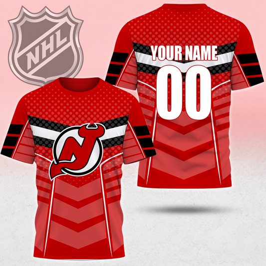 SPECIAL EDITION - NEW CUSTOMIZED NHL06 NJD NEW JERSEY DEVILS T-SHIRT, POLO SHIRT, ZIP POLO SHIRT, SWEATSHIRT, HOODIE & ZIP HOODIE