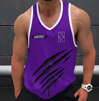 ELITE EDITION - NEW CUSTOMIZED NCAA CFH06 NOW NORTHWESTERN WILDCATS UNISEX TANK TOP