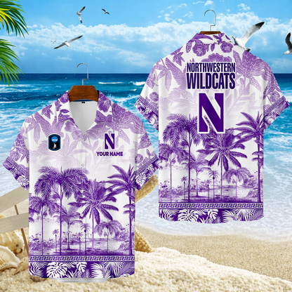 SPECIAL EDITION - NEW CUSTOMIZED CFH06 NOW NORTHWESTERN WILDCATS UNISEX HAWAIIAN SHIRT