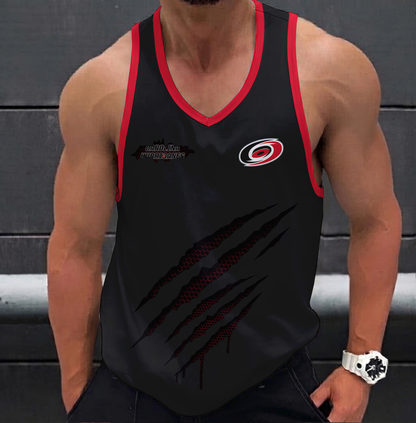 LIMITED EDITION - NEW CUSTOMIZED NHL07 CLH CAROLINA HURRICANES UNISEX TANK TOP