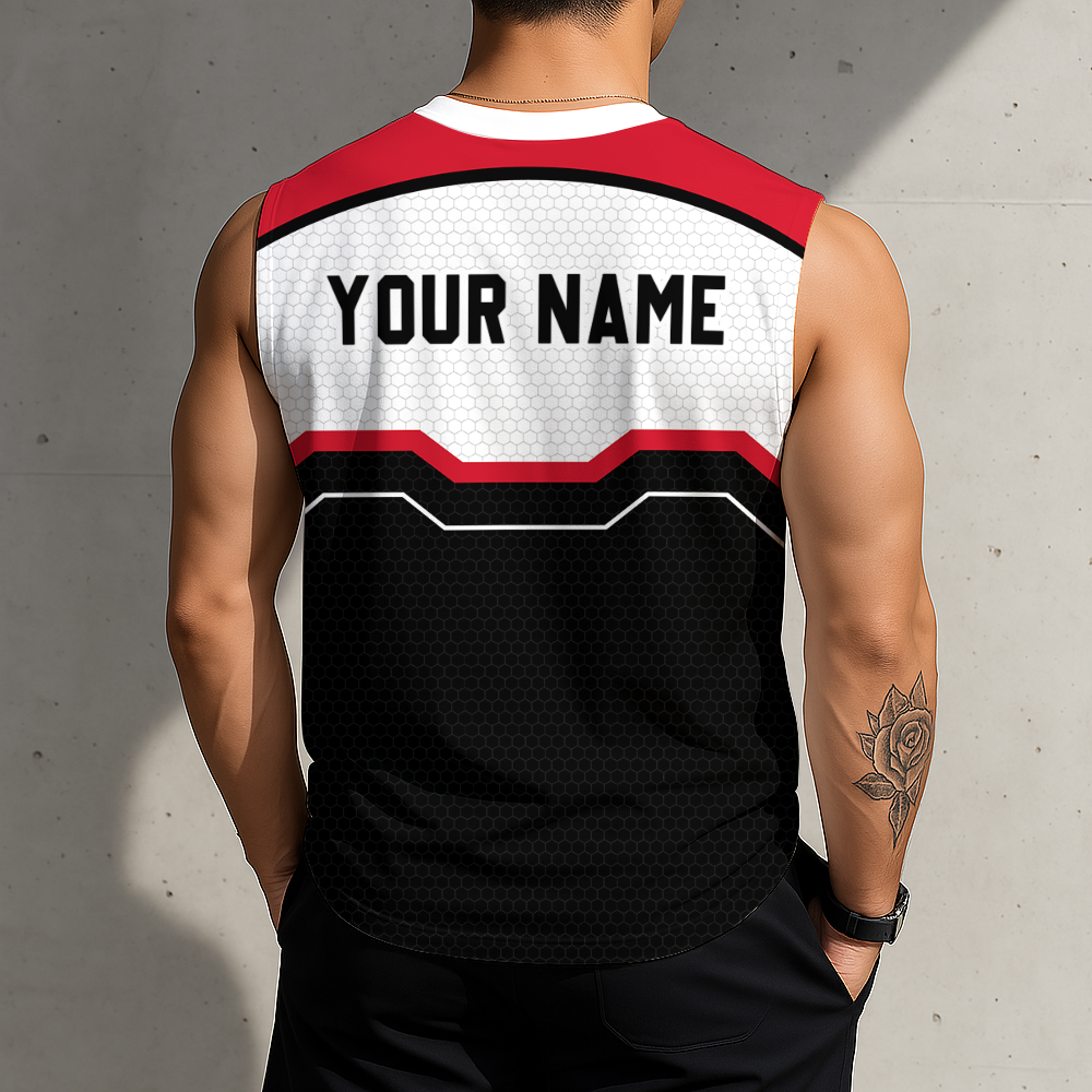 LIMITED EDITION - NEW CUSTOMIZED NHL07 CLH CAROLINA HURRICANES MEN'S GYM SHIRT