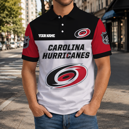 LIMITED EDITION - NEW CUSTOMIZED NHL07 CLH CAROLINA HURRICANES T-SHIRT, POLO SHIRT, ZIP POLO SHIRT, SWEATSHIRT, HOODIE & ZIP HOODIE