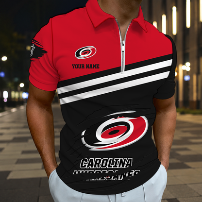 ELITE EDITION - NEW CUSTOMIZED NHL07 CLH CAROLINA HURRICANES T-SHIRT, POLO SHIRT, ZIP POLO SHIRT, SWEATSHIRT, HOODIE & ZIP HOODIE