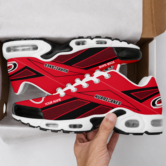 FLASH SALE - NEW CUSTOMIZED NHL07 CLH CAROLINA HURRICANES AIR MAX PLUS SNEAKERS