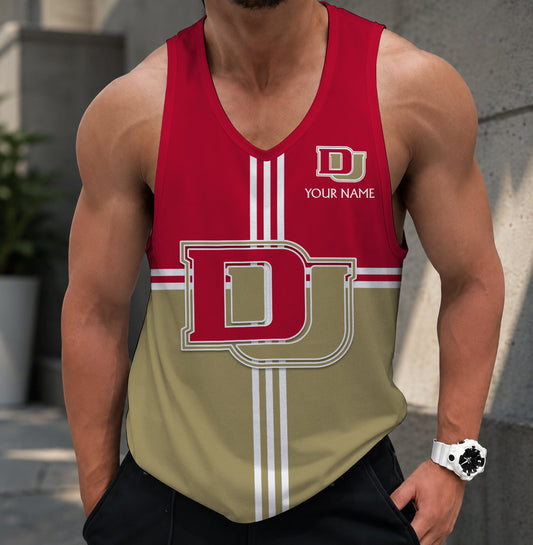FLASH SALE - NEW CUSTOMIZED NCAA MFF07 DEP DENVER PIONEERS UNISEX TANK TOP