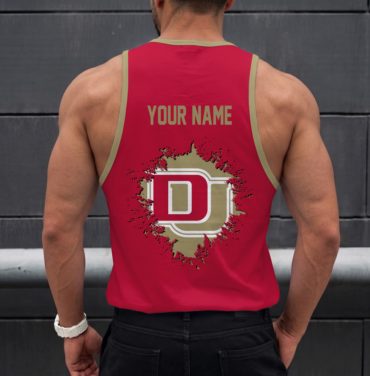 VIRAL EDITION - NEW CUSTOMIZED NCAA MFF07 DEP DENVER PIONEERS UNISEX TANK TOP
