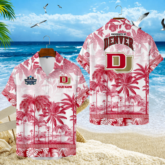 FINAL SALE - NEW CUSTOMIZED MFF07 DEP DENVER PIONEERS UNISEX HAWAIIAN SHIRT