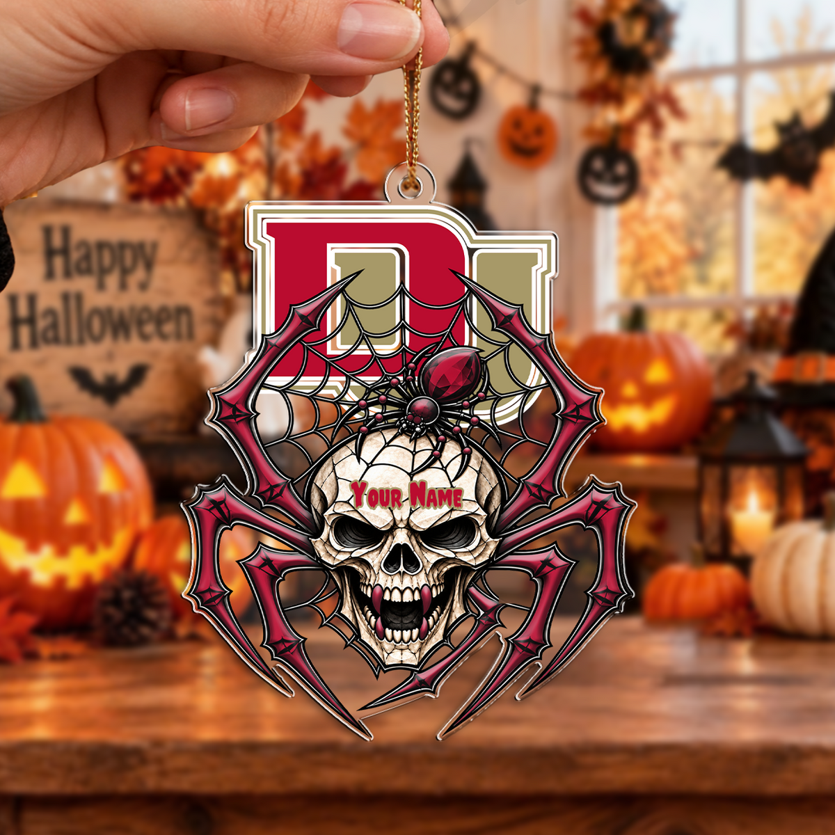 FAN FAVORITE - NEW CUSTOMIZED NCAA MFF07 DEP DENVER PIONEERS HALLOWEEN ACRYLIC ORNAMENT
