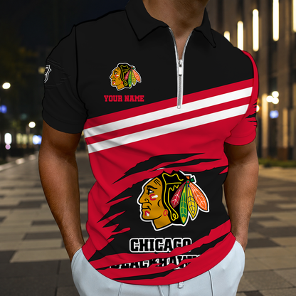 ELITE EDITION - NEW CUSTOMIZED NHL08 CBH CHICAGO BLACKHAWKS T-SHIRT, POLO SHIRT, ZIP POLO SHIRT, SWEATSHIRT, HOODIE & ZIP HOODIE