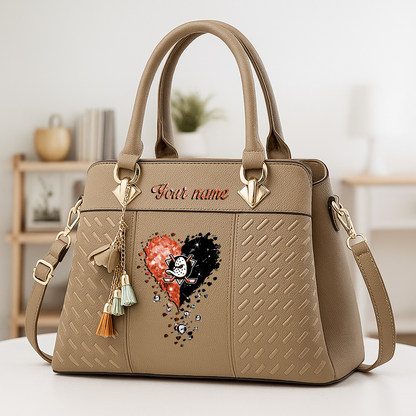 LIMITED EDITION - NEW CUSTOMIZED NHL09 AHD ANAHEIM DUCKS ZIP HANDBAG MULTICOLOR