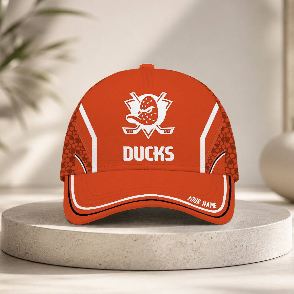 LIMITED EDITION - NEW CUSTOMIZED NHL09 AHD ANAHEIM DUCKS CLASSIC CAP