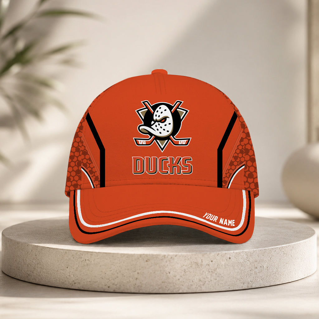 LIMITED EDITION - NEW CUSTOMIZED NHL09 AHD ANAHEIM DUCKS CLASSIC CAP