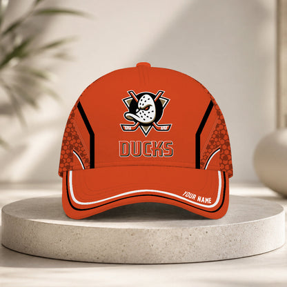 LIMITED EDITION - NEW CUSTOMIZED NHL09 AHD ANAHEIM DUCKS CLASSIC CAP