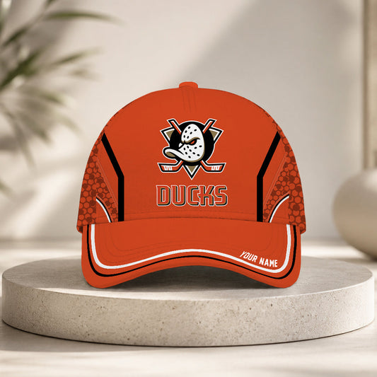 LIMITED EDITION - NEW CUSTOMIZED NHL09 AHD ANAHEIM DUCKS CLASSIC CAP