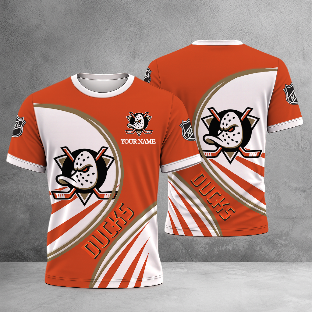 ELITE EDITION - NEW CUSTOMIZED NHL09 AHD ANAHEIM DUCKS T-SHIRT, POLO SHIRT, ZIP POLO SHIRT, SWEATSHIRT, HOODIE & ZIP HOODIE