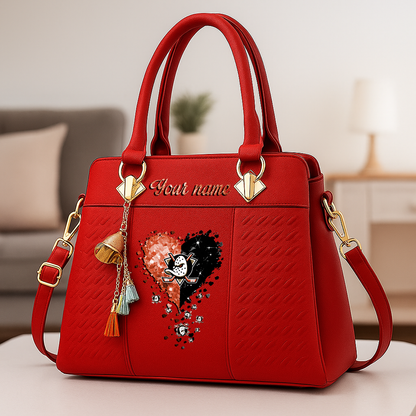 LIMITED EDITION - NEW CUSTOMIZED NHL09 AHD ANAHEIM DUCKS ZIP HANDBAG MULTICOLOR