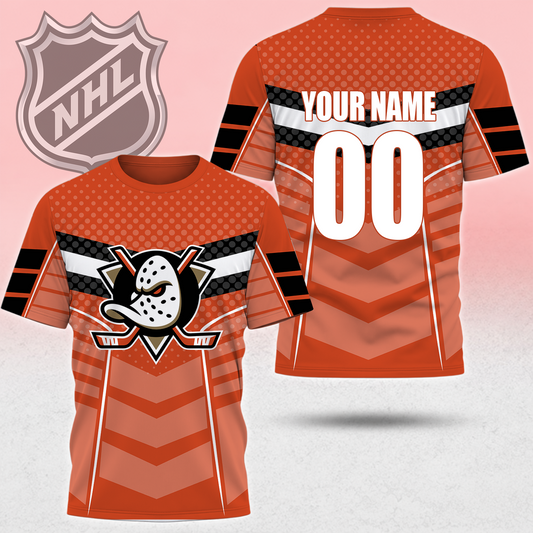 SPECIAL EDITION - NEW CUSTOMIZED NHL09 AHD ANAHEIM DUCKS T-SHIRT, POLO SHIRT, ZIP POLO SHIRT, SWEATSHIRT, HOODIE & ZIP HOODIE
