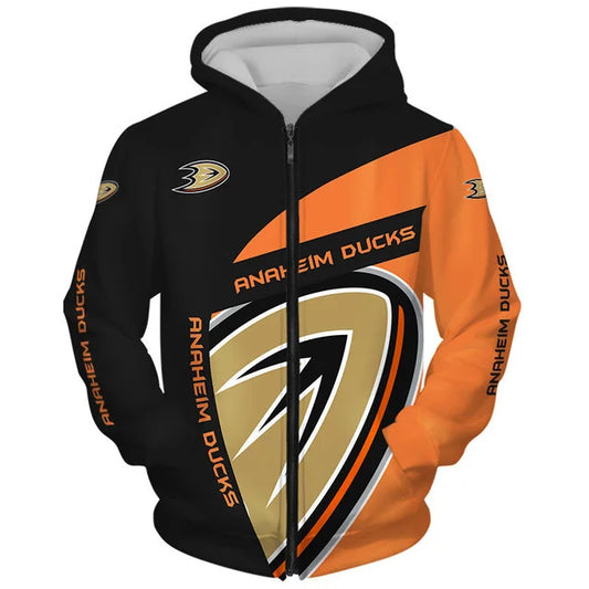 FINAL SALE - NEW CUSTOMIZED NHL09 AHD ANAHEIM DUCKS T-SHIRT, POLO SHIRT, ZIP POLO SHIRT, SWEATSHIRT, HOODIE & ZIP HOODIE