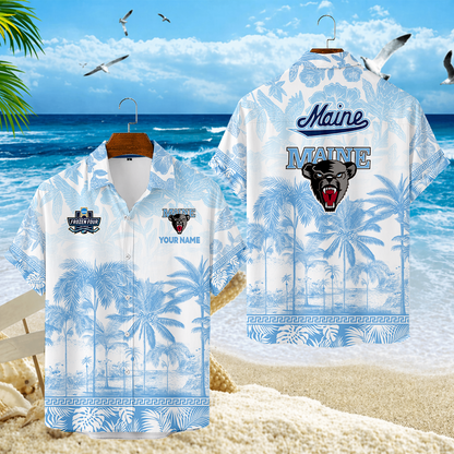 FINAL SALE - NEW CUSTOMIZED MFF09 MBB MAINE BLACK BEARS UNISEX HAWAIIAN SHIRT