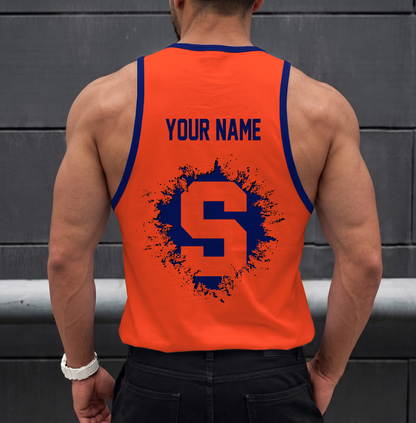 ELITE EDITION - NEW CUSTOMIZED NCAA CFH09 SYO SYRACUSE ORANGE UNISEX TANK TOP