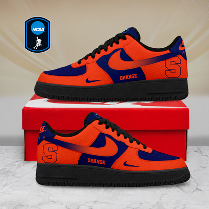 FINAL SALE - NEW CUSTOMIZED NCAA CFH09 SYO SYRACUSE ORANGE AF1 SHOES