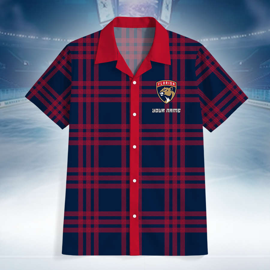 LIMITED EDITION - NEW CUSTOMIZED NHL01 FPT FLORIDA PANTHERS UNISEX HAWAIIAN SHIRT