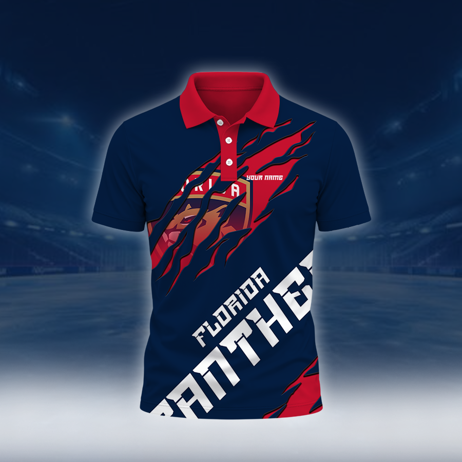 LIMITED EDITION - NEW CUSTOMIZED NHL01 FPT FLORIDA PANTHERS UNISEX T-SHIRT, POLO, HOODIE & SWEASHIRTS
