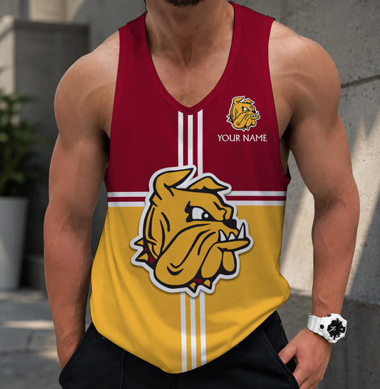 FLASH SALE - NEW CUSTOMIZED NCAA MFF10 MDB MINNESOTA DULUTH BULLDOGS UNISEX TANK TOP