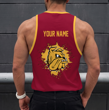 VIRAL EDITION - NEW CUSTOMIZED NCAA MFF10 MDB MINNESOTA DULUTH BULLDOGS UNISEX TANK TOP