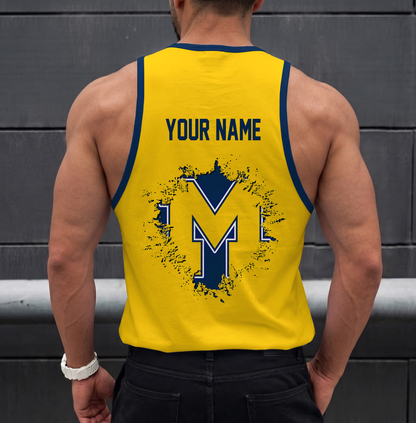ELITE EDITION - NEW CUSTOMIZED NCAA CFH10 MIW MICHIGAN WOLVERINES UNISEX TANK TOP