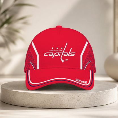 LIMITED EDITION - NEW CUSTOMIZED NHL10 WCP WASHINGTON CAPITALS CLASSIC CAP