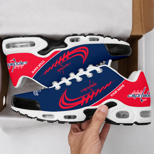 FINAL SALE - NEW CUSTOMIZED NHL10 WCP WASHINGTON CAPITALS AIR MAX PLUS SNEAKERS
