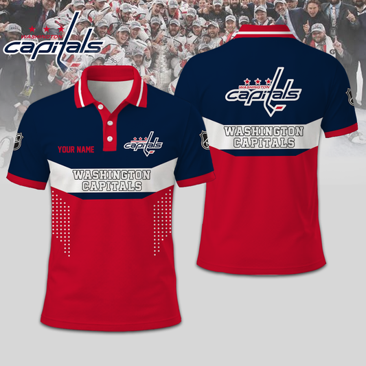 SPECIAL EDITION - NEW CUSTOMIZED NHL10 WCP WASHINGTON CAPITALS T-SHIRT, POLO SHIRT, ZIP POLO SHIRT, SWEATSHIRT, HOODIE & ZIP HOODIE