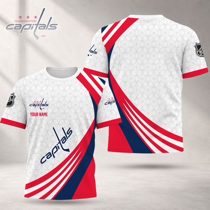 LIMITED EDITION - NEW CUSTOMIZED NHL10 WCP WASHINGTON CAPITALS T-SHIRT, POLO SHIRT, ZIP POLO SHIRT, SWEATSHIRT, HOODIE & ZIP HOODIE