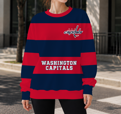 HOT DEAL - NEW CUSTOMIZED NHL10 WCP WASHINGTON CAPITALS UNISEX SWEATSHIRT