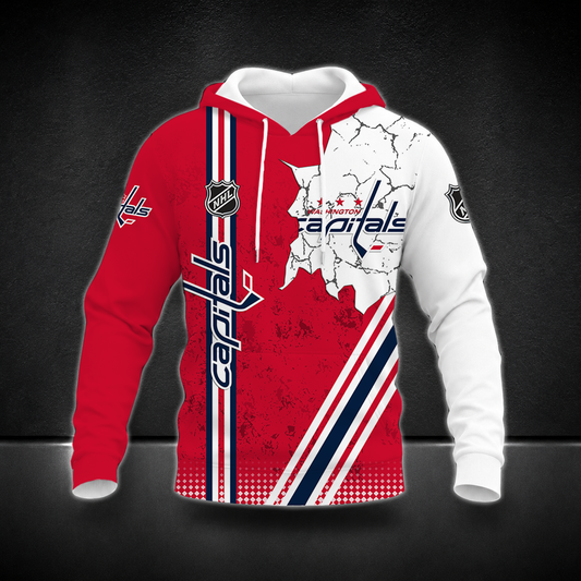 FINAL SALE - NEW CUSTOMIZED NHL10 WCP WASHINGTON CAPITALS T-SHIRT, POLO SHIRT, ZIP POLO SHIRT, SWEATSHIRT, HOODIE & ZIP HOODIE