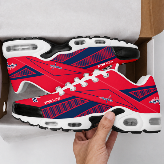 FLASH SALE - NEW CUSTOMIZED NHL10 WCP WASHINGTON CAPITALS AIR MAX PLUS SNEAKERS