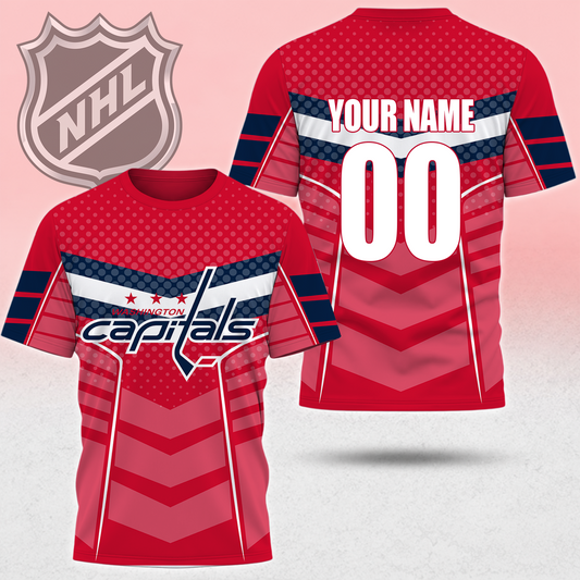 SPECIAL EDITION - NEW CUSTOMIZED NHL10 WCP WASHINGTON CAPITALS T-SHIRT, POLO SHIRT, ZIP POLO SHIRT, SWEATSHIRT, HOODIE & ZIP HOODIE