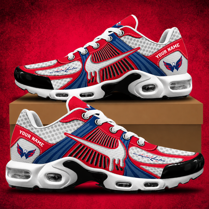 HOT DEAL - NEW CUSTOMIZED NHL10 WCP WASHINGTON CAPITALS AIR MAX PLUS SNEAKERS