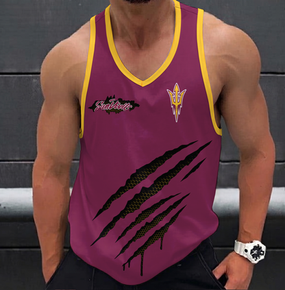 VIRAL EDITION - NEW CUSTOMIZED NCAA MFF11 ASS ARIZONA STATE SUN DEVILS UNISEX TANK TOP