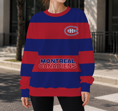 HOT DEAL - NEW CUSTOMIZED NHL11 MCD MONTREAL CANADIENS UNISEX SWEATSHIRT