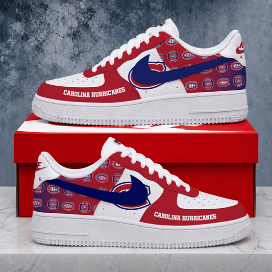 FINAL SALE - NEW CUSTOMIZED NHL11 MCD MONTREAL CANADIENS AF1 SHOES
