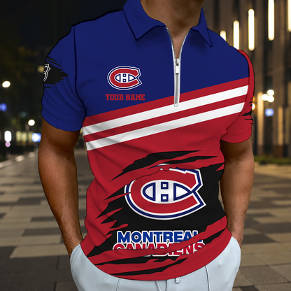 ELITE EDITION - NEW CUSTOMIZED NHL11 MCD MONTREAL CANADIENS T-SHIRT, POLO SHIRT, ZIP POLO SHIRT, SWEATSHIRT, HOODIE & ZIP HOODIE