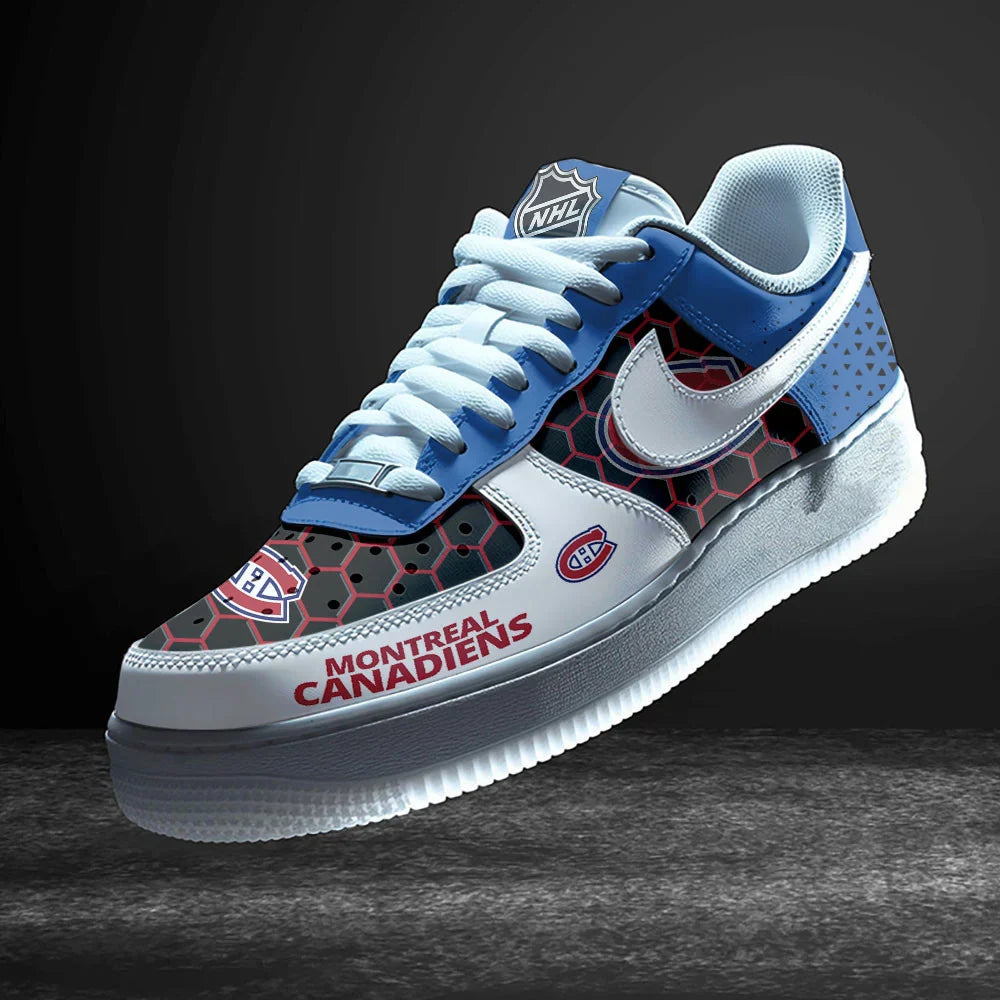 LIMITED EDITION - NEW CUSTOMIZED NHL11 MCD MONTREAL CANADIENS AF1 SHOES