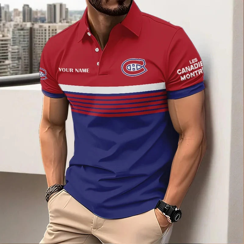 HOT DEAL - NEW CUSTOMIZED NHL11 MCD MONTREAL CANADIENS POLO SHIRT, ZIP POLO SHIRT & T-SHIRTS