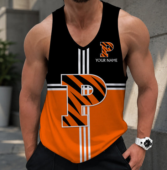 FLASH SALE - NEW CUSTOMIZED NCAA CFH11 PRT PRINCETON TIGERS UNISEX TANK TOP