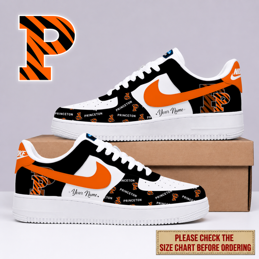 FINAL SALE - NEW CUSTOMIZED NCAA CFH11 PRT PRINCETON TIGERS AF1 SHOES