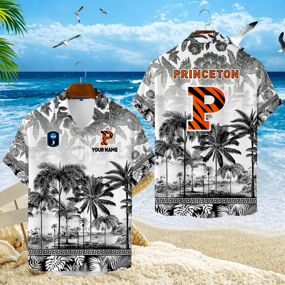 SPECIAL EDITION - NEW CUSTOMIZED CFH11 PRT PRINCETON TIGERS UNISEX HAWAIIAN SHIRT