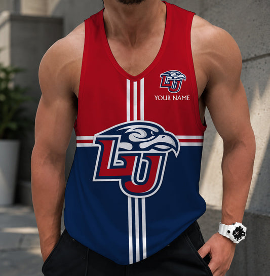 FLASH SALE - NEW CUSTOMIZED NCAA CFH12 LIF LIBERTY FLAMES UNISEX TANK TOP
